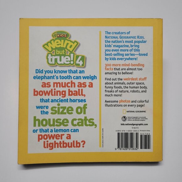 2012 National Geographic Kids: Weird But True! 4 - Paperback - Picture 3 of 8